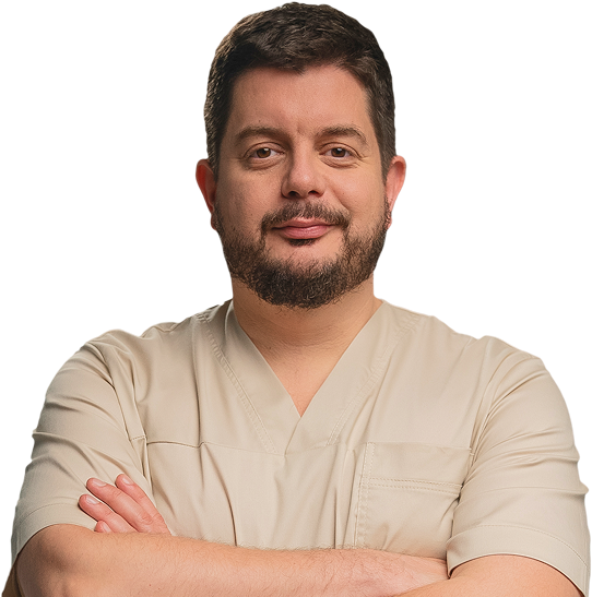 Dr. Anton Shkiryak — vezető idegsebész, onkológus és a Shkiryak Clinic alapítója Kijevben és Ungváron